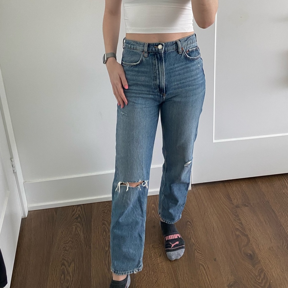 Zara straight leg jeans
